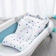 thumbnail image 1 of Alfombrilla de baño para bebé, asiento de apoyo para baño para bebé antideslizante, suave y ajustable, alfombrilla de baño para bebé de secado rápido, 1 of 4