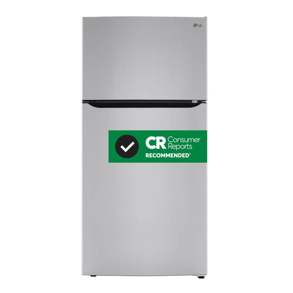 LG LRTLS2403S 23.8 Cu. Ft. Stainless Steel Top Mount Refrigerator With Internal Water Dispenser