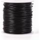 thumbnail image 1 of Cordón de cuero de vaca auténtico negro redondo de 50 yardas para hacer joyas, cordón de cuero auténtico de 1,5 mm, cordón trenzado, tira de hilo., 1 of 8