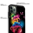 thumbnail image 4 of FINCIBO Hybrid Case Hard Plastic TPU Slim Back Cover for Apple iPhone 11 Pro 5.8" 2019, Multicolor Flowers With Hot Pink Butterflies, 4 of 8