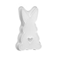 thumbnail image 1 of Hearth & Gear 1PC Easter Rabbit Silicone Moulds Casting Moulds Rabbits Candle Moulds For Casting Silicone Mould Rabbit With Window Candle Mould Soap Mould Clear Tealight Holder Candle Holder, 1 of 7