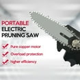 thumbnail image 2 of YouLoveIt 24V Mini 4-Inch Electric Pruning Saw Rechargeable Cordless Portable Electric Saws Woodworking One-handed Electric Saw for Wood Cutting,Tree Pruning and Gardening, 2 of 8