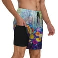 thumbnail image 6 of Rocae Spring Flower Seasonal for Men's Swim Trunks Quick Dry With Two Side Pockets and One Lined Patch Pocket3X-Large, 6 of 9