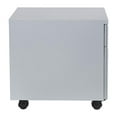 thumbnail image 3 of Silver 22" Deep Metal Mobile Box/File Pedestal, 3 of 7