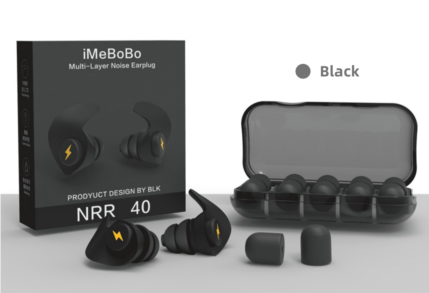 INSMART Ear plugs for Sleeping Noise Cancelling, 6 Pairs Comfortable