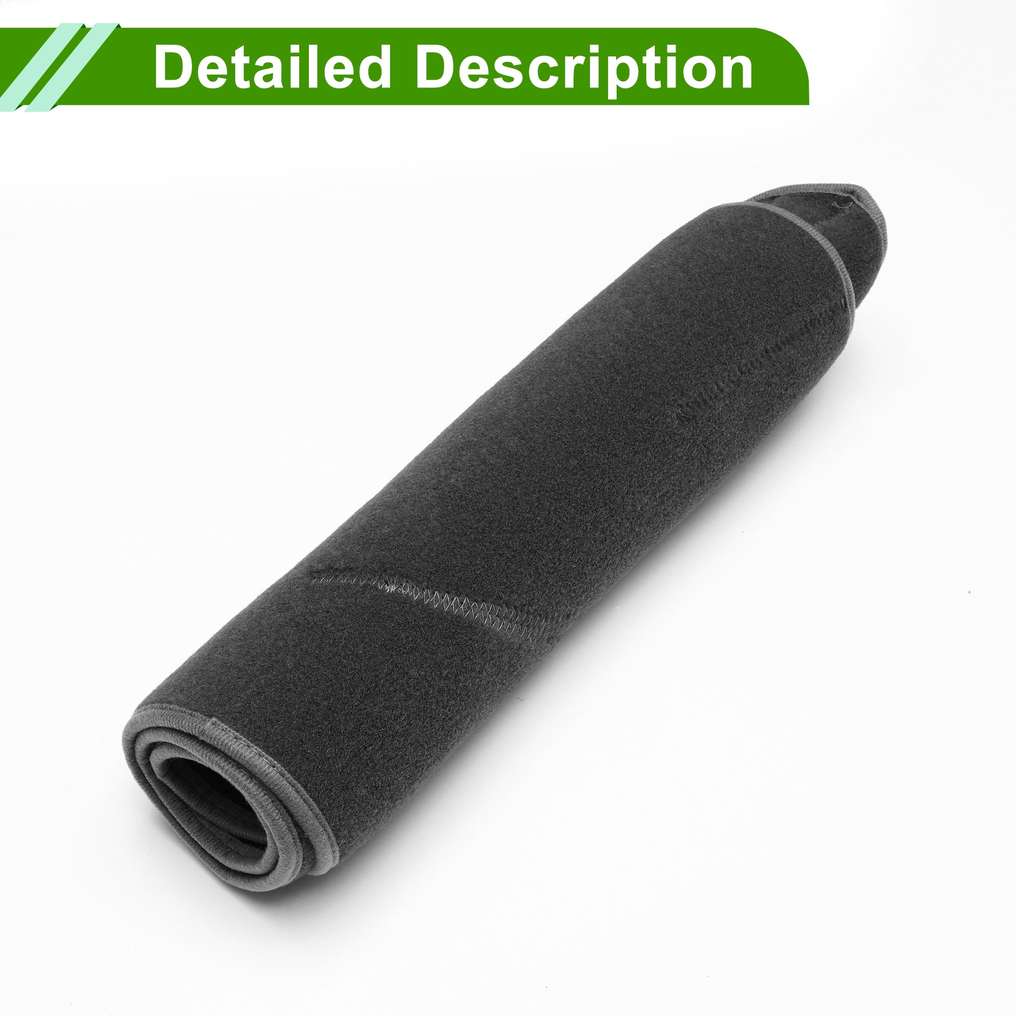 Unique Bargains Non-Slip Dash Cover for Nissan Versa 2012-2018 Black