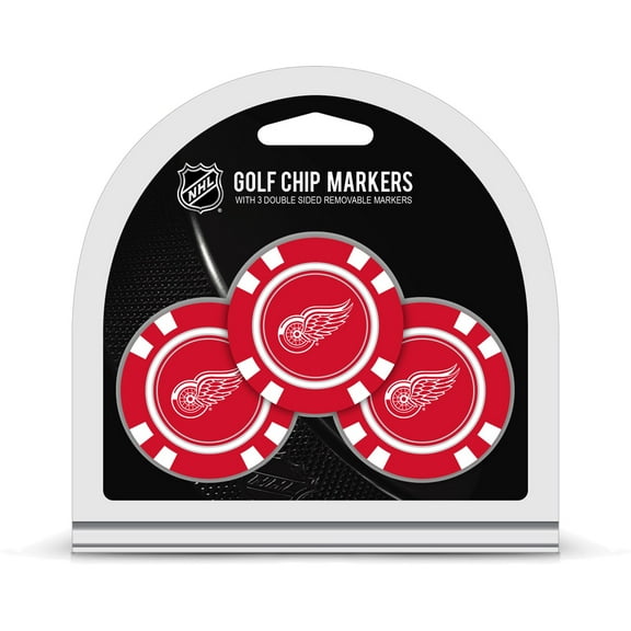 Detroit Red Wings Golf Chip 3-Pack Set