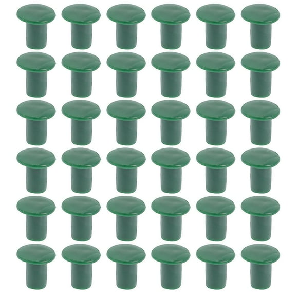 48pcs Garden Eye Protector Fence Corner Cover Garden Cane Topper Rod Cap For Farm