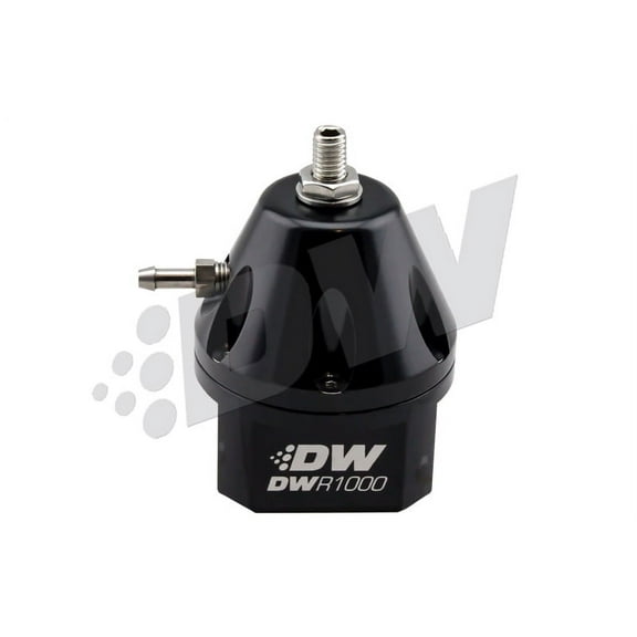 DeatschWerks DWR1000 Adjustable Fuel Pressure Regulator - Black