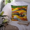 thumbnail image 3 of Carolines Treasures 6063PW1414 Golf Clubs Golfer Decorative   Canvas Fabric Pillow 14Hx14W multicolor, 3 of 4