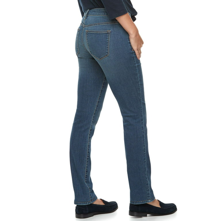 Women's Sonoma Goods For Life® Supersoft Midrise Straight-Leg Jeans 8R 
