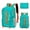Green, variant on DIY Large Capacity Foldable Outdoor Backpack Lightweight Water Repellent Drawstring Bag for Hiking Travel Sports Blue