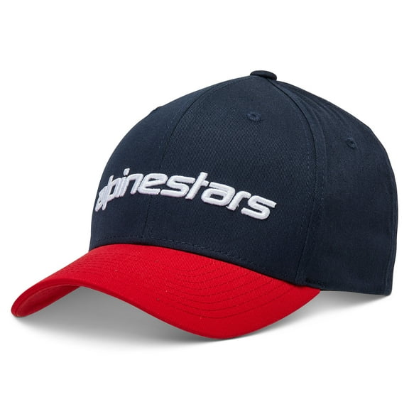 Alpinestars Linear Flexfit Hat Navy/Red LG/XL