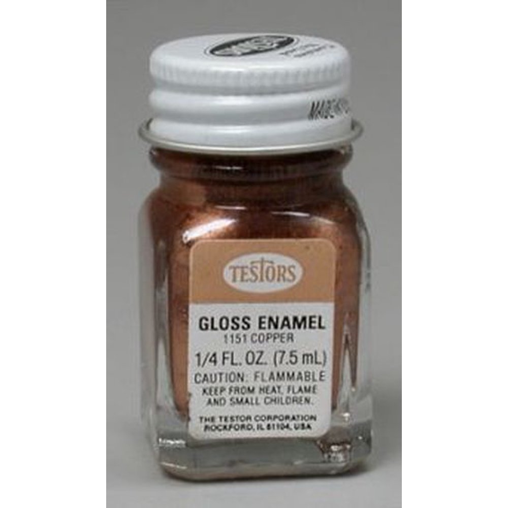 Copper Testors Enamel Plastic Model Paint