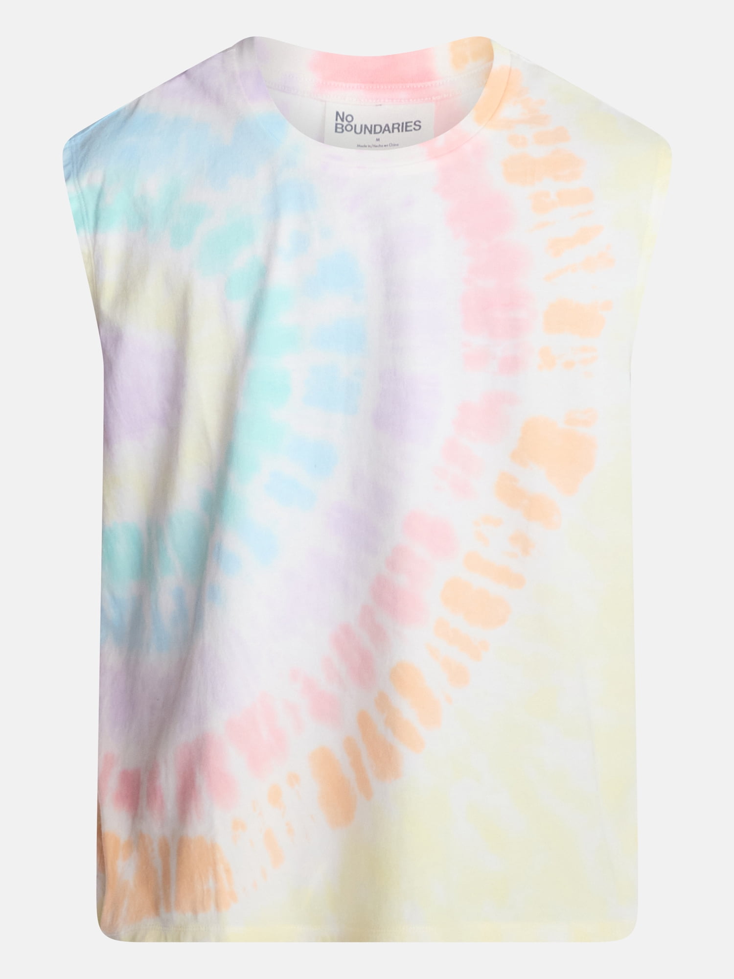 No Boundaries Pride Boxy Cropped Fit Tank Top, Men's Sizes XS-5XL