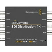 Blackmagic Design Mini Converter SDI Distribution 4K ، رابط واحد SD / HD / 3G / 6G6G-SDI Input ، Re-Clocked Outputs ، Automatic Inputal Detection