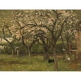thumbnail image 3 of Geo Poggenbeek 24x19 Black Modern Framed Museum Art Print Titled - Blossoming Tree in an Orchard (C. 1873 - C. 1903), 3 of 5