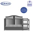 Graco Solano 4in1 Convertible Crib and Changer with Drawer, Gray