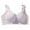 Purple, variant on RMGVDSD Wireless Bras for Women No Underwire Hole Cup Small Chest Gathered Adjustment Bras Women's Thin Full Coverage Comfort Bra
