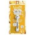 thumbnail image 1 of Venus Moistureglide Women's Razor, Reusable Handle, 2 Razor Blade Refills and Shower Holder, 1 of 14