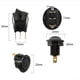 thumbnail image 2 of Interruptor de luz LED azul Kcd1-8 12v 20a impermeable para vehículos marinos, 2 of 5