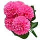 thumbnail image 5 of Ramo de flores artificiales de 5 cabezas, ceremonia de fiesta de boda, decoración floral, tela de seda, flor falsa con hojas, rosa oscuro Yuarrent HA6561-08B, 5 of 6