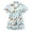 A-Light Blue, variant on WhouRiu Girls Halloween Graphic Pajamas Flat Collar Short Sleeve Button Up Shirts And Shorts Pajama Set 2 Piece Kids Cozy Cute Sleepwear,7-8 Years
