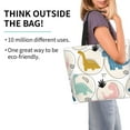 thumbnail image 2 of Kdxio Cute Dinosaurs Casual Tote Bags Women Big Capacity Shoulder Bag for Women Travel Shoulder Bags Handbags, 2 of 8