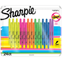 Sharpie Pocket Highlighters, Chisel Tip, 24 Count