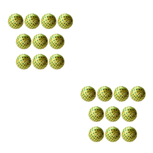 Bewildely 10 Uds. De bolas para el Día de San Patricio, tréboles, fiesta de relleno, Multicolor, multiusos, suministros para celebración del Type3 NO3