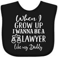 thumbnail image 3 of Inktastic Future Lawyer Like Daddy Boys or Girls Baby Bib, 3 of 4
