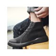 thumbnail image 6 of Frontwalk Mens Walking Shoes Lace Up Ankle Booties Comfort Sneakers Outdoor Fashion Skate Shoe Men Casual Flats Black 11, 6 of 8