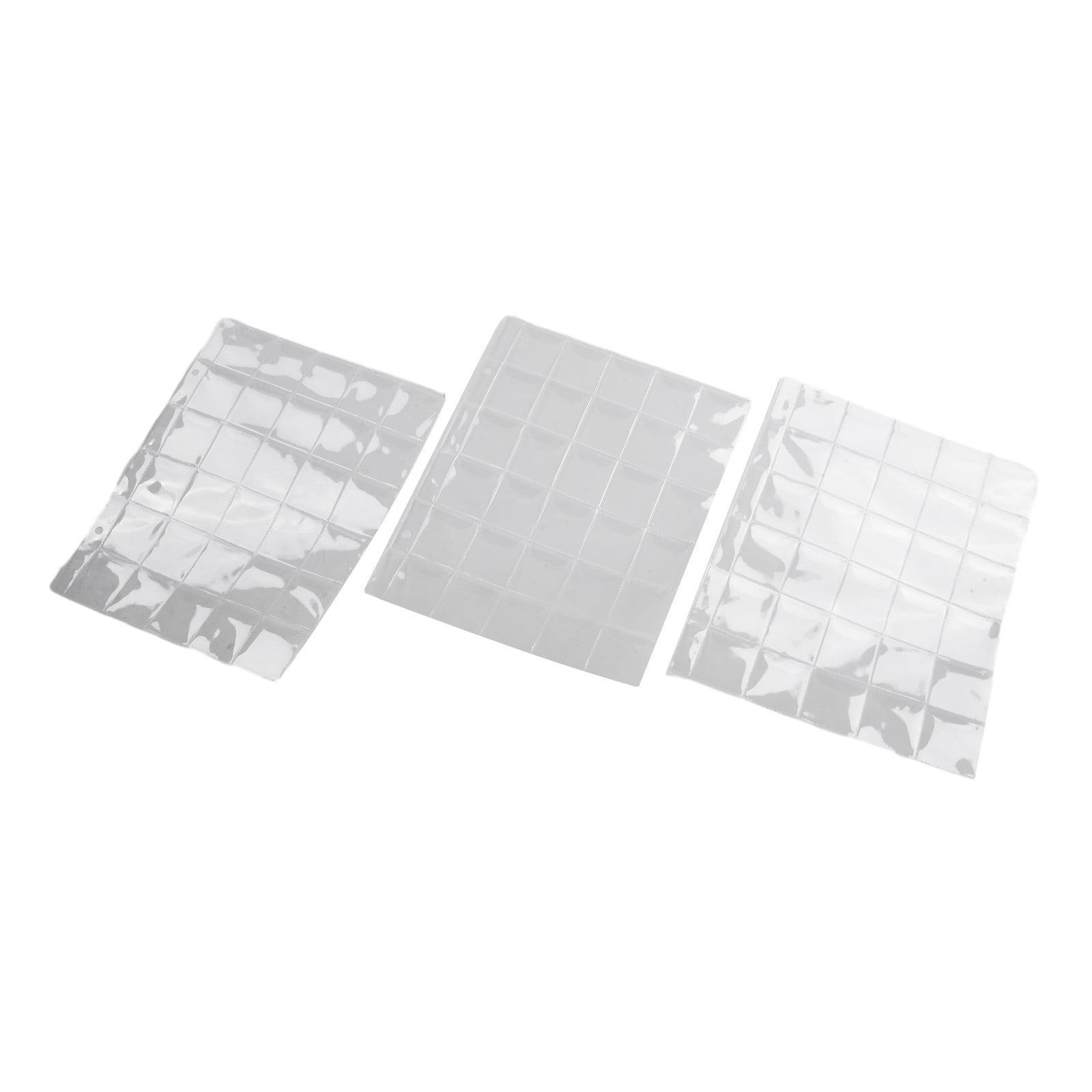 20 Pcs 7.87" x 9.84" Protection Cover, Transparent 30 Pockets Plastic Coin Holders Storage Pages Protector Sheets Sleeves
