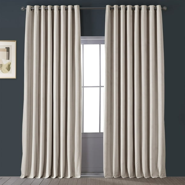Signature Velvet Extra Wide Grommet Blackout Curtain