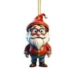 thumbnail image 2 of Accesorios para coche, Electrónica para coche, Regalos para coche, Colgante de árbol de Navidad enano acrílico 2D con impresión doble de enano navideño, Adornos para vehículos, 2 of 6
