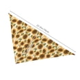 thumbnail image 3 of Naloa Autumn Sunflowers Dog Bandanas 1PC Washable Triangle Dog Scarfs Premium Durable Fabric, for Small Medium Large Dogs and Cats, 3 of 6
