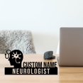 thumbnail image 2 of Handmadetneonsign Neurologist Metal Nameplate, Neurologist Desk Nameplate, Neurologist Desk Name Plate Decor, 2 of 5
