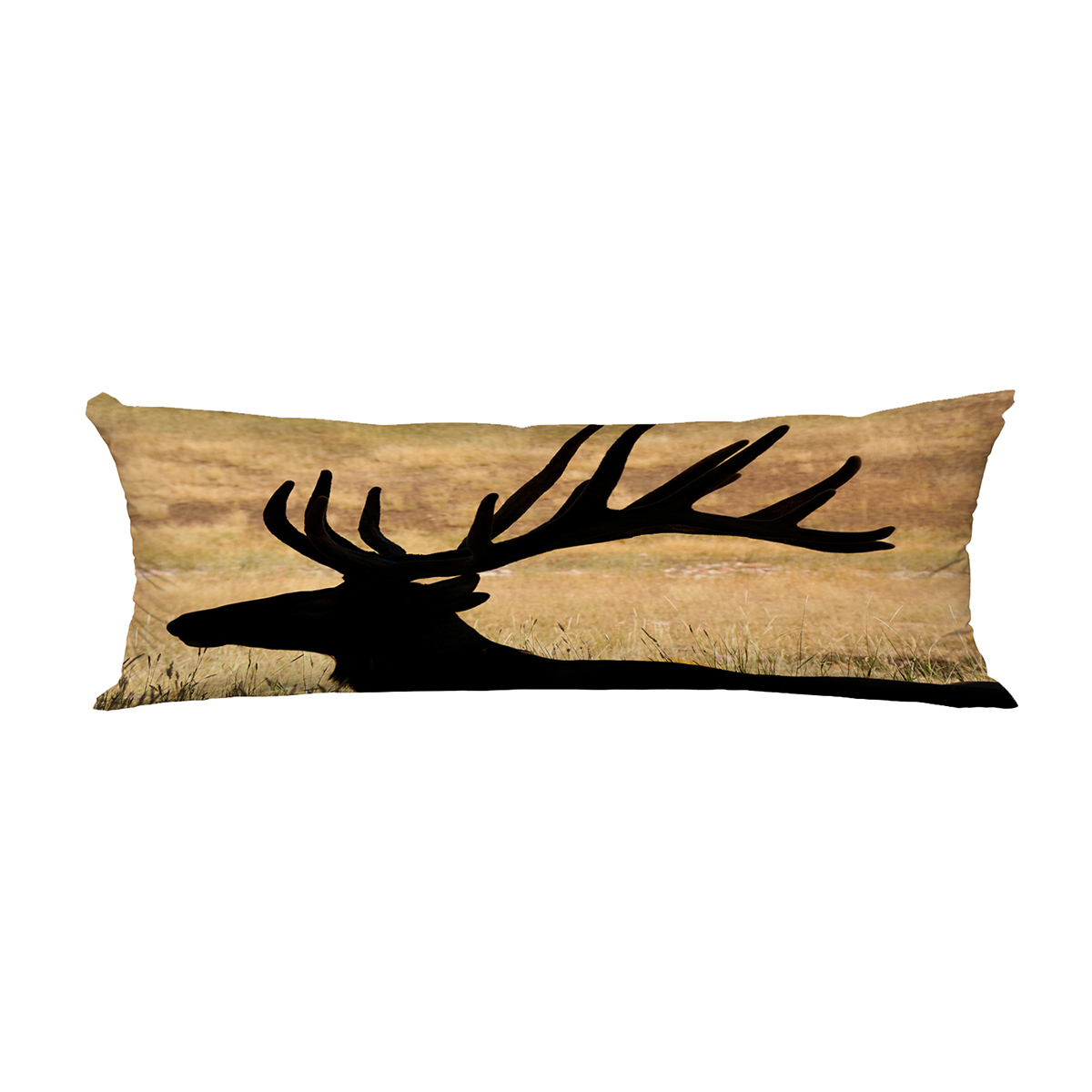 ABPHQTO Huge Bull Elk With Velvet Antlers Body Pillow Covers Pillow