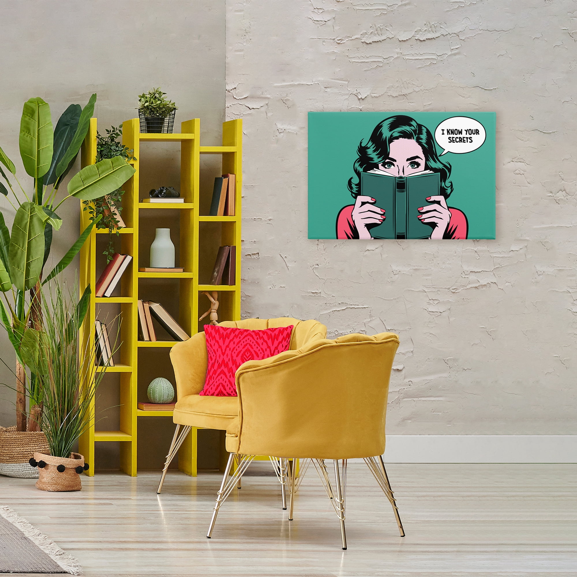 Stupell Industries Know Your Secrets Canvas Wall Art, design by Andreas Magnusson