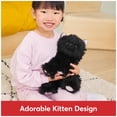 thumbnail image 3 of Peluche GUND Xavier Kitten negro de 23 cm Premium para 1 año o más, 3 of 9