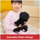 thumbnail image 3 of Peluche GUND Xavier Kitten negro de 23 cm Premium para 1 año o más, 3 of 9