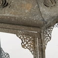 thumbnail image 6 of DecMode 2 Holder Brown Metal Decorative Candle Lantern, Set of 2, 6 of 14