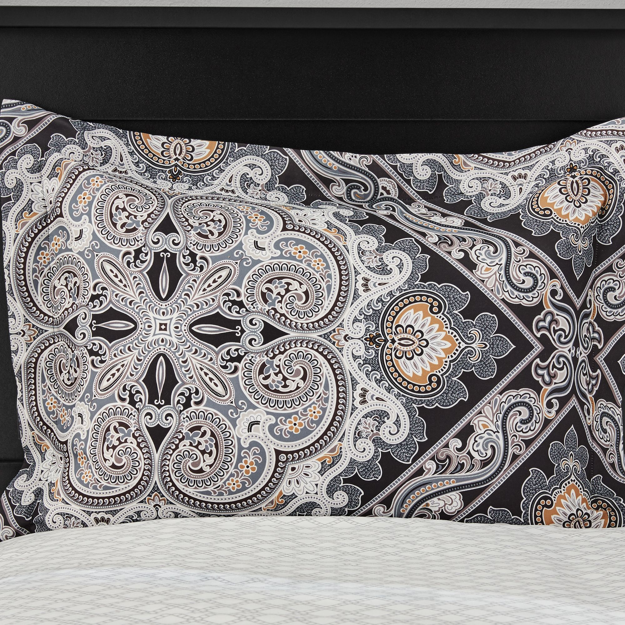 Mainstays Black Diamond Complete Comforter Bedding, Twin/Twin XL - image 3 of 7