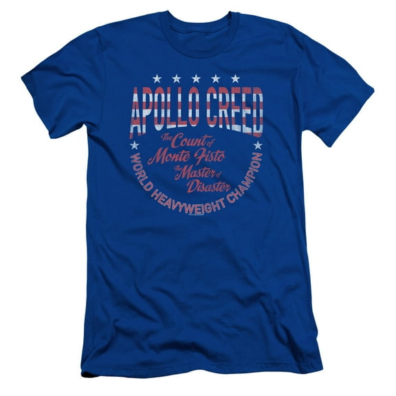 Rocky Count Of Monte Fisto Adult 30/1 T-Shirt Royal Blue