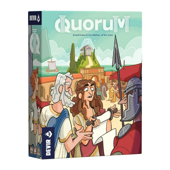 Devir - Quorum , New, Board Game, Roman Empire, Deck Building, Multilanguage, Age 14