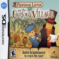 Professor Layton and the Curious Village NDS game,color box