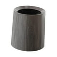 thumbnail image 1 of Bote de basura con de madera, contenedor de basura, cesto de papel higiénico sin tapa para estética de habitación, cesto de basura para entrada, Sin base, 1 of 9
