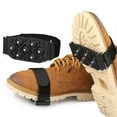thumbnail image 2 of Yucurem 7 Teeth Snow Ice Claws, Non-Slip Walking Cleat Ice Grippers, Adjustable Winter Ice Cleats (A), 2 of 10