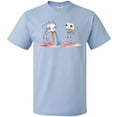 thumbnail image 3 of Inktastic Skeleton Pukes Rainbow T-Shirt, 3 of 5