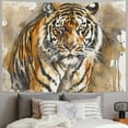 thumbnail image 2 of GOSMITH Tiger Tapestry, Animal Tapestry Wall Hanging, Aesthetic Tapestries Wall Art Home Decor for Bedroom Living Room Painting, 2 of 6